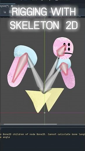 Animation with Skeleton 2d in Godot #gamedev