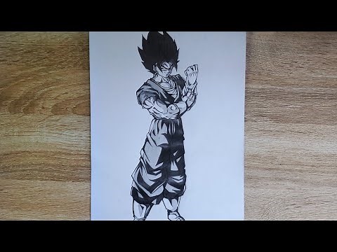 How to Draw Vegito [full body] | Easy pencil sketch