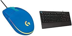 Logitech G203 Wired Gaming Mouse + G213 Prodigy Gaming Keyboard Bundle - Blue