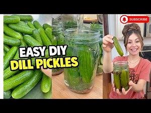 easy DIY dill pickles