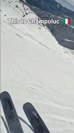 Wonder what it's like skiing Champoluc, Italy? This is Champoluc ✌️⛷️🇮🇹🏔️