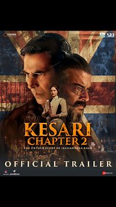 1.5M views · 43K reactions | Bhagat Singh’s battle was on the streets, this one was in the courtroom—both changed history. Kesari Chapter 2, trailer out now. Wishing my buddy AK all the very best along with the entire team - it’s looking outstanding! In cinemas April 18, worldwide. Akshay Kumar R Madhavan Ananya Panday #KaranSinghTyagi Karan Johar #AdarPoonawalla #ApoorvaMehta | Ajay Devgn | Facebook