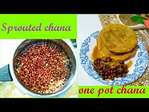 Easy sprouted chick peas|No oil Black chana recipe|Iinstant one pot chana masala|Healthy chickpeas..