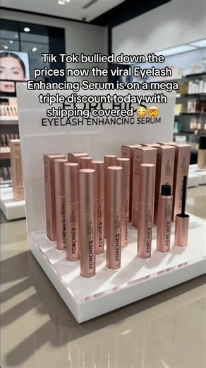 FORCHICS Eyelash Enhancing Serum with Powerful Peptides & Plant Botanicals for Thinning Lashes 3ML Makeup Cosmetic #tiktokshopcreatorpicks *Final price, shipping, coupons, and discounts may vary depending on your TikTok account, available offers, and ongoing promotions. Please refer to the product listing for the most current pricing and details.