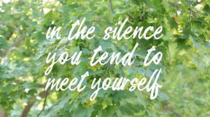 "In the silence, you tend to meet yourself." — Julian Treasure | TED