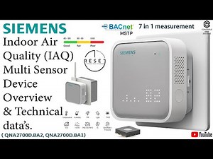 Siemens Indoor Air Quality Multi-Sensor 🌍 | Smart IAQ Monitoring & Technical Overview