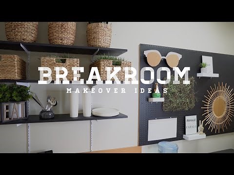 Break Room Makeover Ideas | Edna & Alexandria