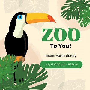 Calling all young explorers! 🐾 Come to Green Valley Library on Wednesday from 10:30 am - 11:15 am to learn about and meet live animals from the Southern Hemisphere thanks to Petting Zoo 2 U! | Inspirada