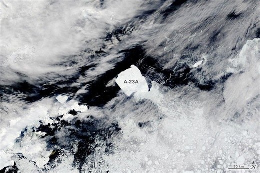 Antarctic Iceberg Sails Away - NASA Science