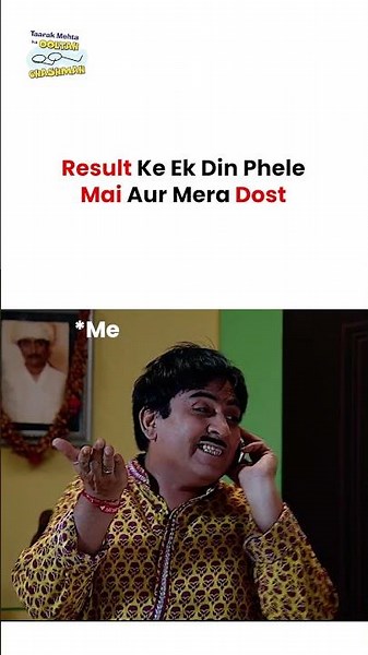 Result Ke Ek Din Phele Mai Aur Mera Dost ! #tmkoc #taarakmehta #comedy #funny #jethalal