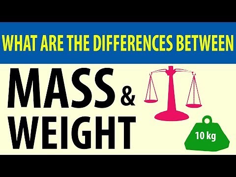 What is The Difference Between Mass and Weight in Physics with Examples Educational Video for Kids