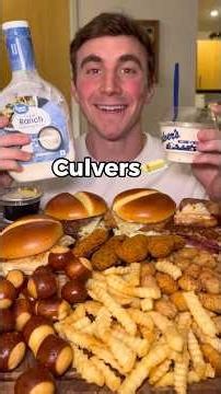 The Best Fast Food In America #fastfood #culvers #mukbang