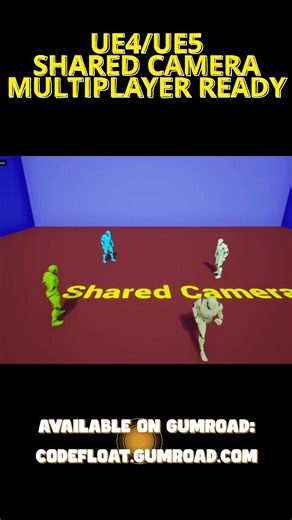 Party Game Camera for UE4/UE5, #shorts #unrealengine #ue5 #gamedev #indiedev #party #multiplayer