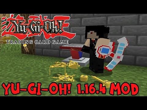 DUEL DISKS, MILLENNIUM ITEMS, DUELING & MORE! || Minecraft YuGiOh Mod Review (YGO Dueling Mod)