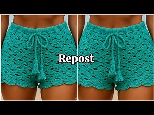✂️ Complete Crochet Shorts Step by Step