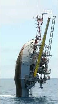 Ever see a vertical ship? This flip ship is designed #shorts