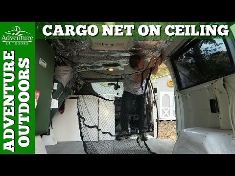 Smart Van Storage Solutions ~ How I Easily Installed a Cargo Net in My Adventure Van