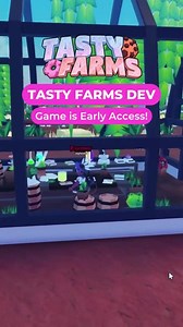 A sneak peek of our in-development game: Tasty Farms! #Roblox #RobloxDev