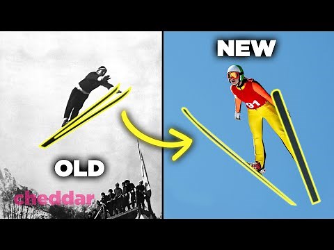How Ski Jumpers Keep Flying Farther - Cheddar Explains
