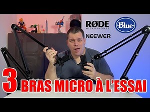 Quel est le MEILLEUR BRAS MICRO ? RODE PSA1 ou BLUE COMPASS ou NEEWER