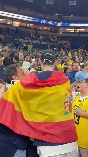 Michigan's Aday Mara celebrates national championship