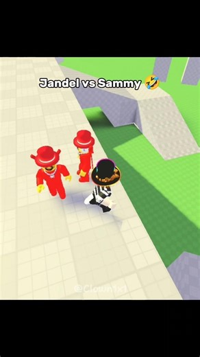 Jandel vs Sammy 🤣😂 #roblox #fyp #funny #memes #viral #trending #robloxedit #shorts
