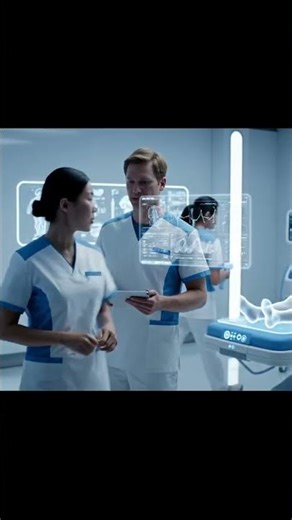 “Futuristic 3D Doctors Working in a Smart Hospital | Realistic Medical Animation” #ai #asmr #shorts