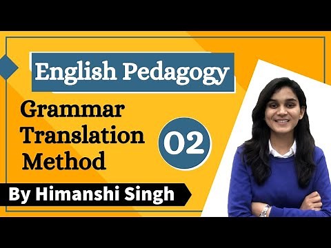 Target CTET-2020 | English Pedagogy- Grammar Translation Method | Class-02