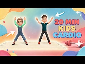 Kids Cardio: 20 Min. Burn Fat & Boost Heart Health!