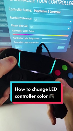 How to Change PS5 Controller LED Color
