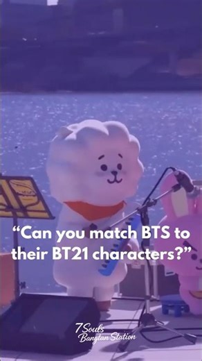 Can You Match BTS With Their BT21 Characters? 💜 | BTS x BT21 Challenge #Shorts