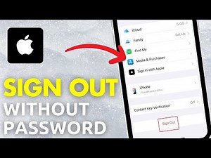 How To Sign Out Of Apple ID Without Password