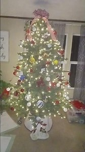 the Christmas tree