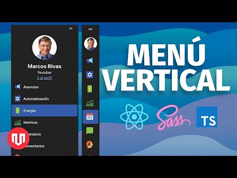 TUTORIAL MENU VERTICAL EN REACT + SASS + TYPESCRIPT