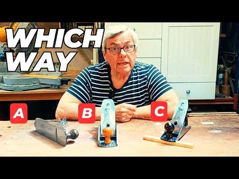 The Correct Way to Set Down a Hand Plane (Protect Your Blade)