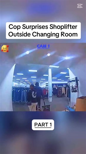 Cop Surprises Shoplifter Outside Changing Room #cops #copsoftiktok #police #policeofficer #fpy* #foyou #fpy | Shelovestron