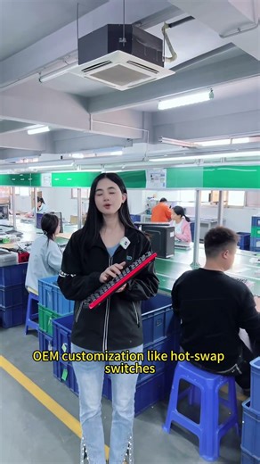 Inside Our Keyboard Assembly Line: Custom OEM Magic! 🔧✨