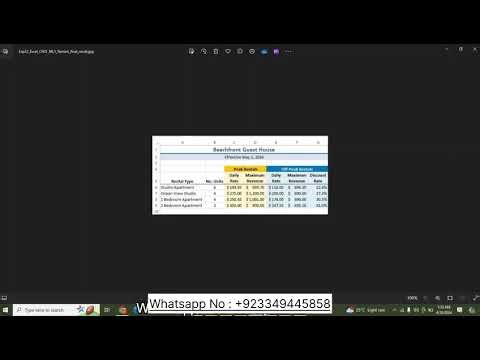 Exp22 Excel Chapter 01 ML1 Rentals | Step-by-Step MyLab Complete Solution