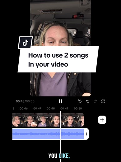 How to add 2 sounds/songs to your video through the tiktok video editor. Follow along for more tutorials on how to navigate this app and tips on how to grow authentically.