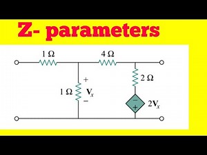 Z parameters of two port network