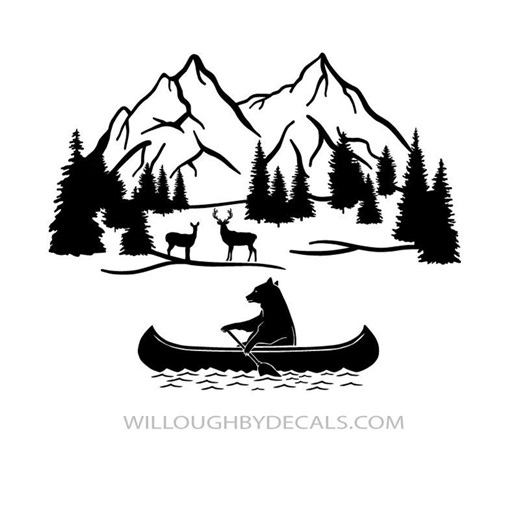 Mountain Vinyl Decal Sticker