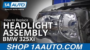 How to Replace Headlight Assembly 1997-2006 BMW 325Xi