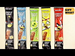 ANGRY BIRDS Special Chocolate Lollipop Germany Candies 【 GiftWhat 】