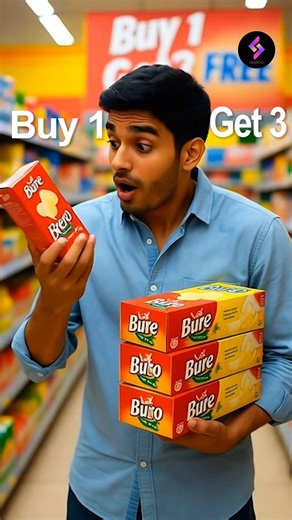 Seekho App on Instagram: "🛒😳 Reality of “Buy 1 Get 1 Free” ft. Tan Man Dhan Free kuch nahi hota — price pehle hi smartly adjust hoti hai. 💸 Brands psychology, pricing aur perception ka game khelte hain… aur hum “deal” samajh kar khush ho jaate hain. Next time offer dikhe, thoda sochna zaroor. 👀 💬 Comment karo — aapne last BOGO deal kab li thi? 👇 📲 Download Seekho App — learn something new everyday! #seekho #seekhoapp #seekhopeseekho #seekhoeveryday #seekhodaily #pricingpsychology #marketi