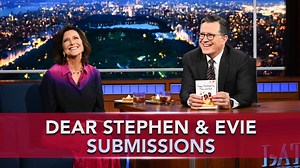 222K views · 2.3K reactions | We’ve got mail  In our newest segment, Stephen & Evie will be answering your fan mail! So handwrite your letter, take a photo and submit it via the link in our bio. Stephen & Evie might just read it on air! #Colbert | The Late Show with Stephen Colbert | Facebook