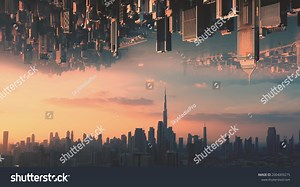 Aerial Abstract Futuristic Concept Video Two Stock Photo 2004009275 | Shutterstock