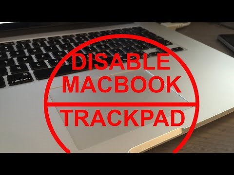 How to disable your macbook trackpad!