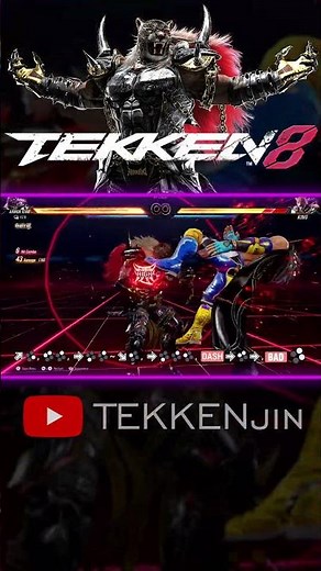 ⚔️ ARMOR KING 74 DMG Combo 💥 – A Devastating Hit in TEKKEN 8!