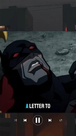 Letter from Thomas Wayne to his son Bruce💔