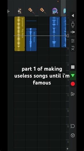 part 1 of making useless songs until i'm famous #band #garageband #song #singer